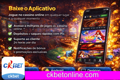 Aplicativo móvel CKBET para iOS e Android